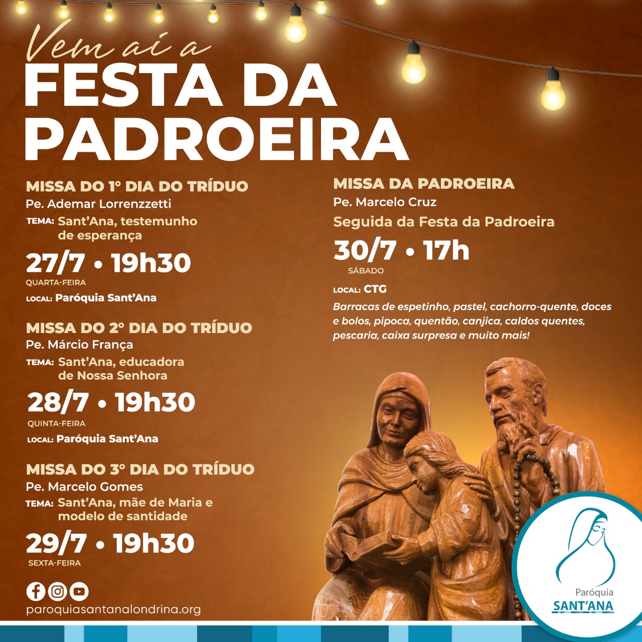 Vem aí... a FESTA DA PADROEIRA 2022!